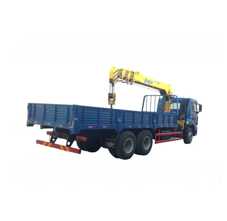 FAW Cargo Truck with Mounted Crane