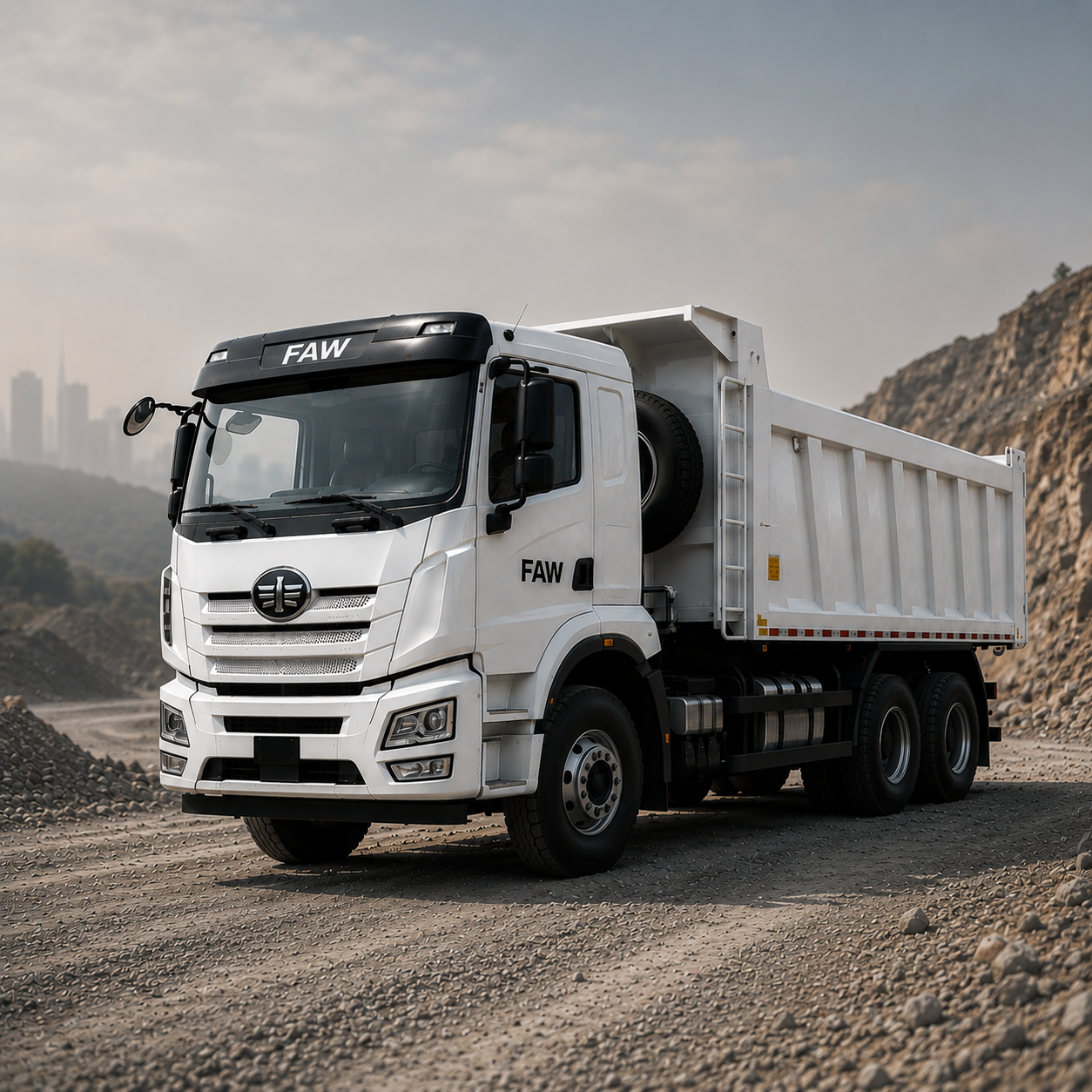 Faw dump truck